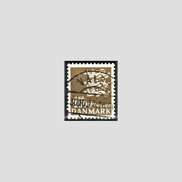 FRIMRKER DANMARK | 1972 - AFA 530 - Rigsvben 4,50 Kr. olivenbrun - Lux Stemplet