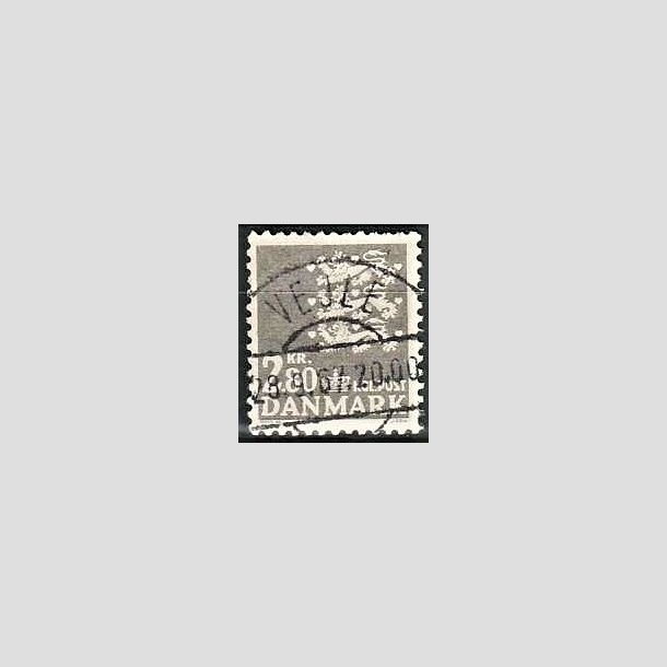 FRIMRKER DANMARK | 1967 - AFA 465F - Rigsvben 2,80 Kr. gr - Lux Stemplet Vejle