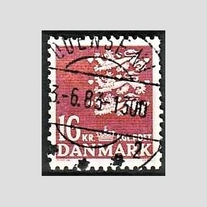 FRIMRKER DANMARK | 1983 - AFA 777 - Rigsvben 16 Kr. matrd - Pragt Stemplet
