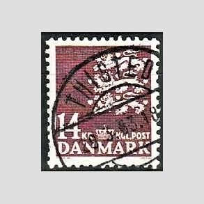 FRIMRKER DANMARK | 1982 - AFA 753 - Rigsvben 14 Kr. brun - Lux Stemplet