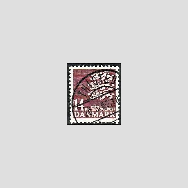 FRIMRKER DANMARK | 1982 - AFA 753 - Rigsvben 14 Kr. brun - Lux Stemplet