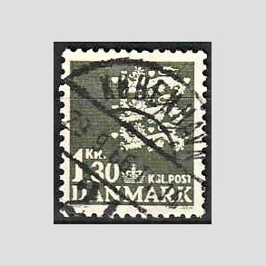 FRIMRKER DANMARK | 1965 - AFA 437 - Rigsvben - 1,30 Kr. grnsort - Lux Stemplet