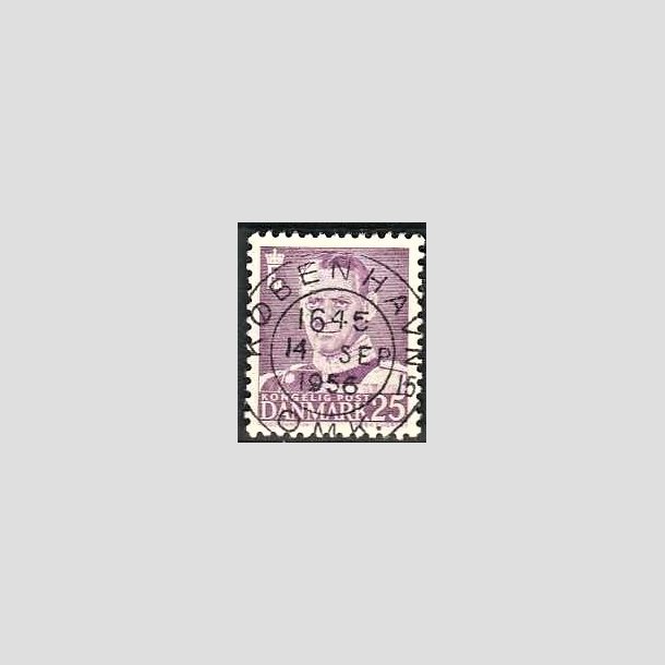 FRIMRKER DANMARK | 1955 - AFA 360 - Fr. IX 25 re violet - Lux Stemplet