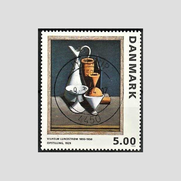 FRIMRKER DANMARK | 1993 - AFA 1057 - Maleriserie 6. - 5,00 Kr. Wilhelm Lundstrm - Pragt Stemplet