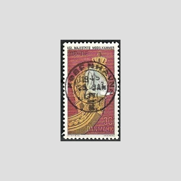 FRIMRKER DANMARK | 1970 - AFA 498 - Orlogsmuseet 300 r - 30 re flerfarvet - Pragt Stemplet