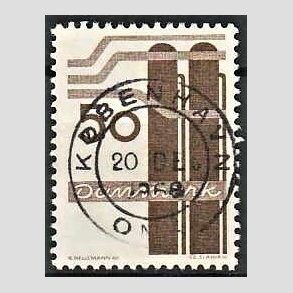 FRIM�RKER DANMARK | 1968 - AFA 474 - Danmarks industri - 50 �re brun - Pragt Stemplet