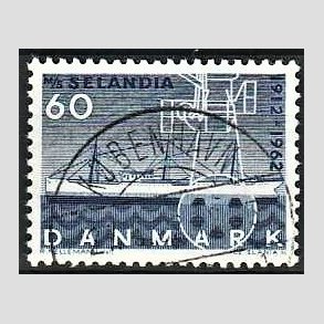 FRIM�RKER DANMARK | 1962 - AFA 409 - Selandia - 60 �re bl� - Pragt Stemplet K�benhavn