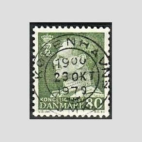 FRIMRKER DANMARK | 1967 - AFA 462F - Fr. IX 80 re grn - Lux Stemplet