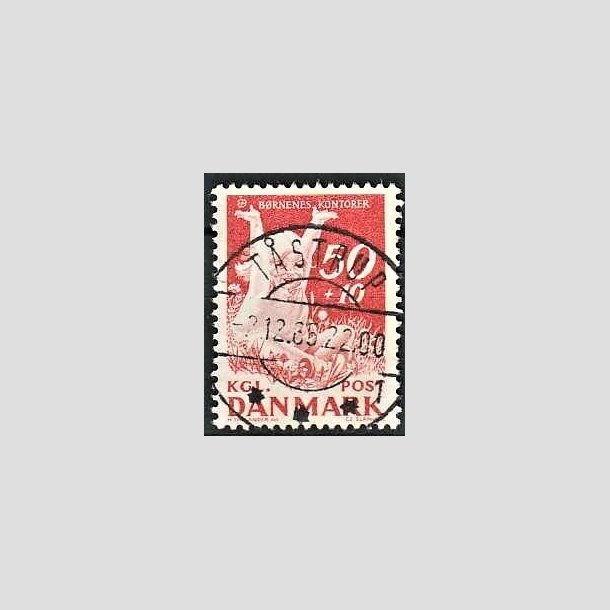 FRIMRKER DANMARK | 1965 - AFA 439F - Brnenes Kontor - 50 + 10 re rd - Pragt Stemplet