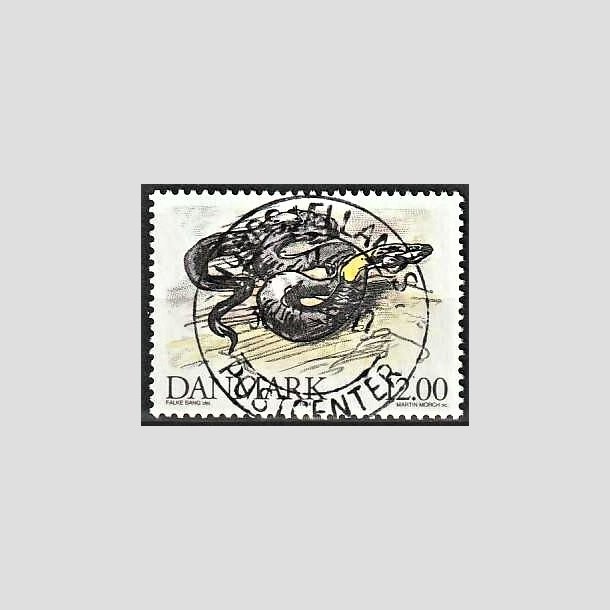 FRIMRKER DANMARK | 1994 - AFA 1080 - Truede danske dyr - 12,00 Kr. snog - Pragt Stemplet