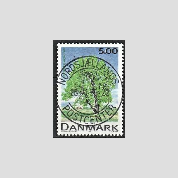 FRIMRKER DANMARK | 1999 - AFA 1197 - Danske lvtrer - 5,00 Kr. flerfarvet - Pragt Stemplet