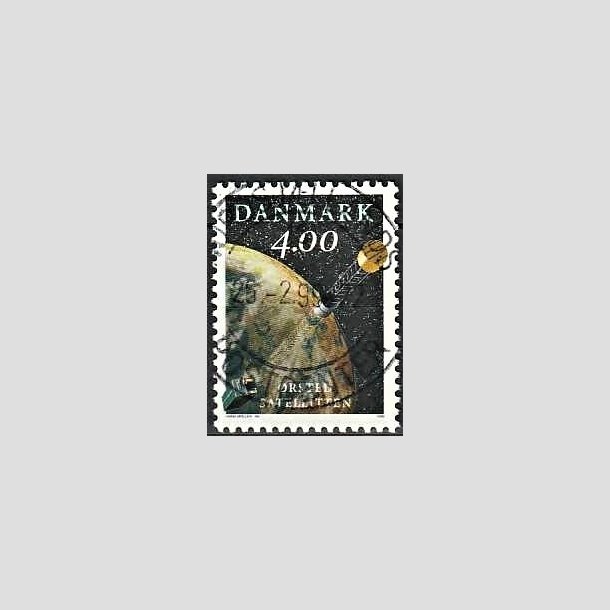 FRIMRKER DANMARK | 1999 - AFA 1200 - rsted satelitten - 4,00 Kr. flerfarvet - Pragt Stemplet