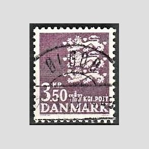 FRIMRKER DANMARK | 1972 - AFA 529 - Rigsvben 3,50 Kr. violet - Pragt Stemplet