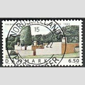 FRIM�RKER DANMARK | 2002 - AFA 1335 - Danske boliger I. - 6,50 Kr. Fredensborg terrasser - Pragt Stemplet