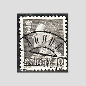 FRIMRKER DANMARK | 1961-62 - AFA 396 - Fr. IX 40 re gr - Pragt Stemplet