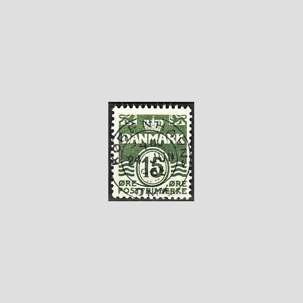 FRIMRKER DANMARK | 1963 - AFA 413 - Blgelinie 15 re grn - Lux Stemplet