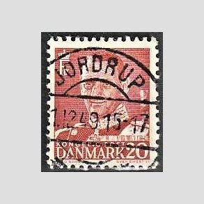 FRIMRKER DANMARK | 1948-50 - AFA 307 - Fr. IX 20 re rd - Pragt Stemplet Jordrup