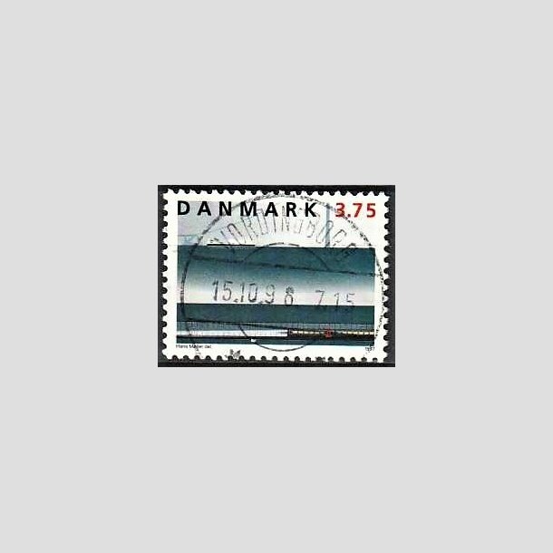 FRIMRKER DANMARK | 1997 - AFA 1144 - Jernbanen Storeblt - 3,75 Kr. flerfarvet - Pragt Stemplet