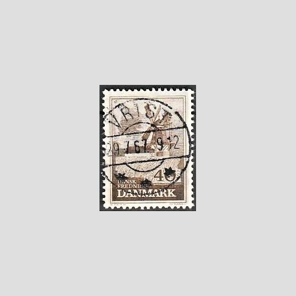 FRIMRKER DANMARK | 1965 - AFA 440 - Fredning - 40 re brun - Pragt Stemplet