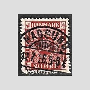 FRIM�RKER DANMARK | 1926 - AFA 155 - Frim�rkets 75 �rs jubil�um 20 �re r�d - Lux Stemplet 
