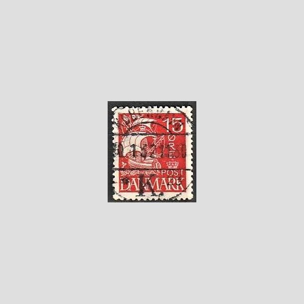 FRIMRKER DANMARK | 1927 - AFA 169 - Karavel 15 re rd - Lux Stemplet 