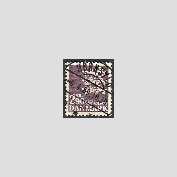 FRIMRKER DANMARK | 1968 - AFA 470 - Rigsvben 2,90 Kr. violet - Lux Stemplet Hornsyld