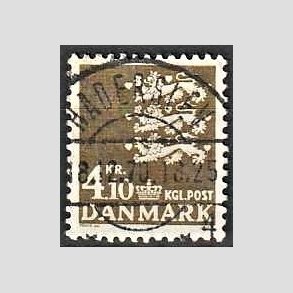 FRIMRKER DANMARK | 1970 - AFA 502 - Rigsvben 4,10 Kr. olivenbrun - Lux Stemplet