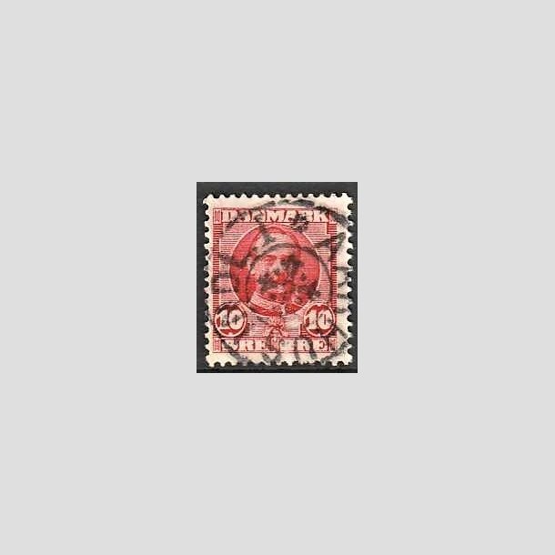 FRIMRKER DANMARK | 1907 - AFA 55 - Frederik VIII 10 re rd - Lux Stemplet