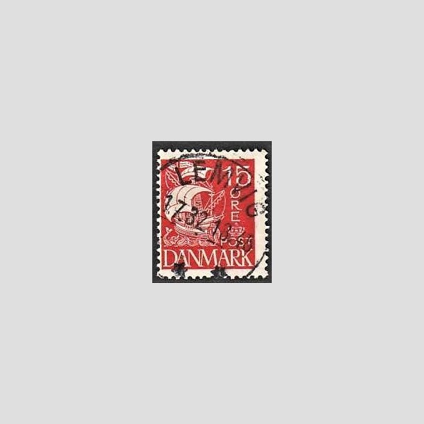 FRIMRKER DANMARK | 1927 - AFA 169 - Karavel 15 re rd - Lux Stemplet 