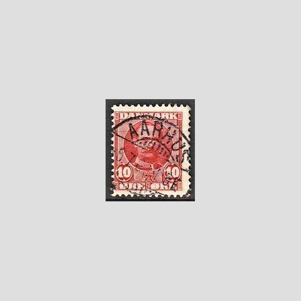 FRIMRKER DANMARK | 1907 - AFA 55 - Frederik VIII 10 re rd - Lux Stemplet Aarhus