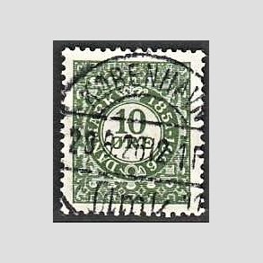 FRIM�RKER DANMARK | 1926 - AFA 154 - Frim�rkets 75 �rs jubil�um 10 �re gr�n - Lux Stemplet