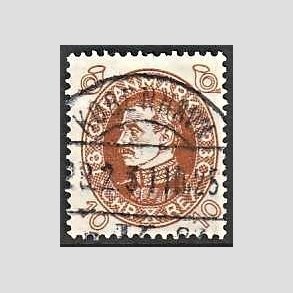 FRIMRKER DANMARK | 1930 - AFA 189 - Chr. X 60 r 10 re brun - Lux Stemplet