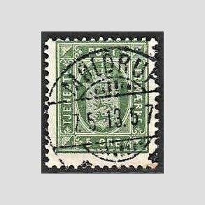 FRIMRKER DANMARK | 1902 - AFA 9 - 5 re grn - Lux Stemplet