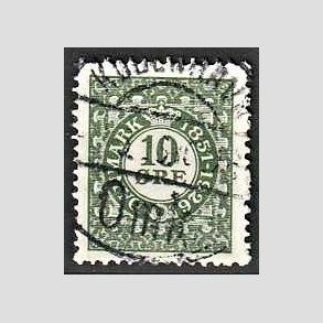 FRIM�RKER DANMARK | 1926 - AFA 154 - Frim�rkets 75 �rs jubil�um 10 �re gr�n - Lux Stemplet