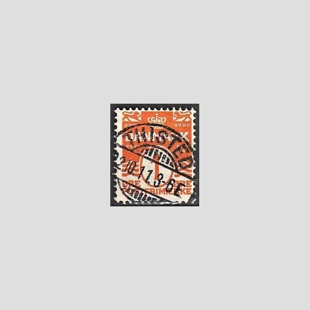 FRIMRKER DANMARK | 1905-06 - AFA 42 - Blgelinie 1 re orange - Lux Stemplet 