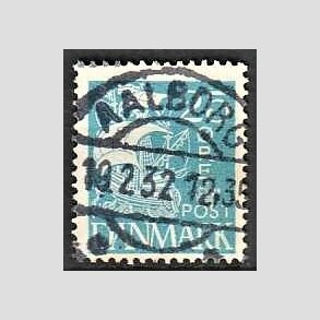 FRIM�RKER DANMARK | 1927 - AFA 171 - Karavel 25 �re bl� - Lux Stemplet Aalborg