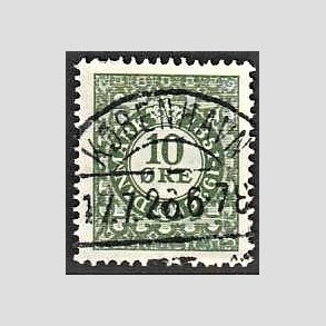 FRIM�RKER DANMARK | 1926 - AFA 154 - Frim�rkets 75 �rs jubil�um 10 �re gr�n - Lux Stemplet