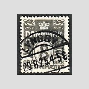 FRIM�RKER DANMARK | 1921-22 - AFA 123 - B�lgelinie 8 �re gr� - Lux Stemplet
