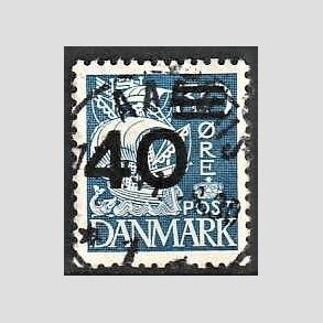 FRIMRKER DANMARK | 1940 - AFA 265 - 40/30 re bl Provisorier - Lux Stemplet