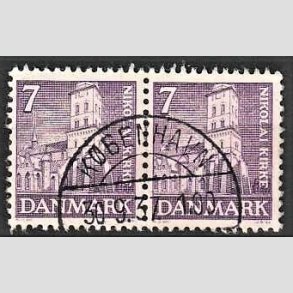 FRIMRKER DANMARK | 1936 - AFA 230 - Reformationen 7 re violet i par - Lux Stemplet