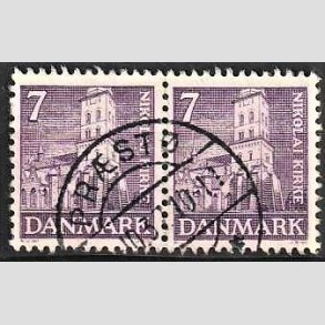 FRIMRKER DANMARK | 1936 - AFA 230 - Reformationen 7 re violet i par - Lux Stemplet
