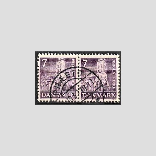 FRIMRKER DANMARK | 1936 - AFA 230 - Reformationen 7 re violet i par - Lux Stemplet