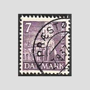 FRIM�RKER DANMARK | 1936 - AFA 230 - Reformationen 7 �re violet - Lux Stemplet