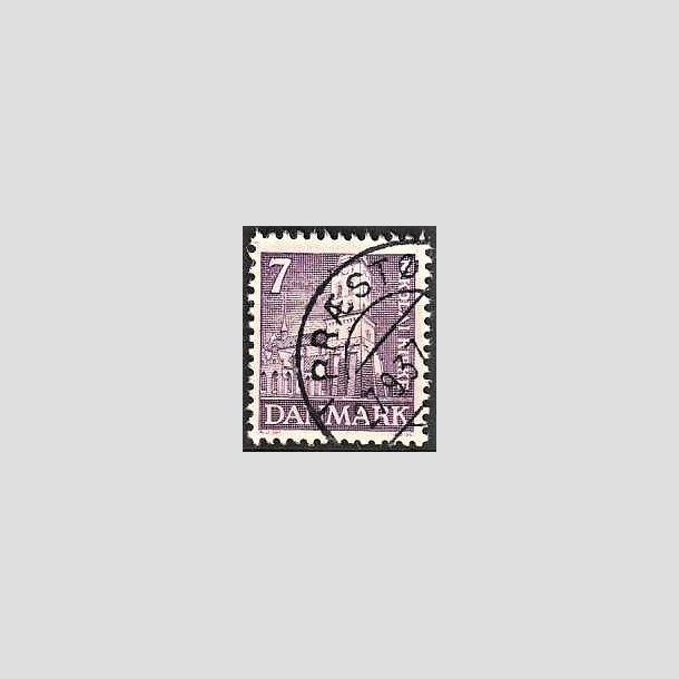 FRIMRKER DANMARK | 1936 - AFA 230 - Reformationen 7 re violet - Lux Stemplet