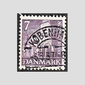 FRIM�RKER DANMARK | 1936 - AFA 230 - Reformationen 7 �re violet - Lux Stemplet