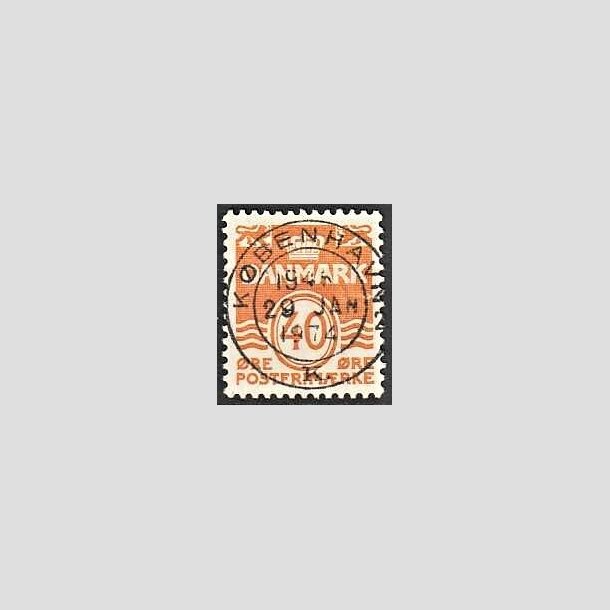 FRIMRKER DANMARK | 1971 - AFA 514 - Blgelinie 40 re orange - Lux Stemplet 