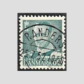FRIMRKER DANMARK | 1948-50 - AFA 313 - Fr. IX 60 re blgrn - Lux Stemplet