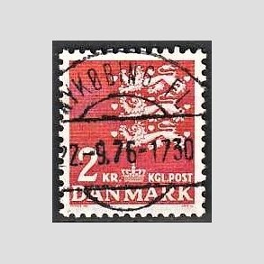 FRIMRKER DANMARK | 1946-47 - AFA 294 - Rigsvben 2 Kr. rd - Lux Stemplet