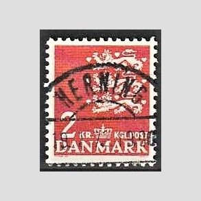 FRIMRKER DANMARK | 1946-47 - AFA 294 - Rigsvben 2 Kr. rd - Lux Stemplet