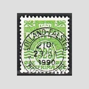 FRIM�RKER DANMARK | 1990 - AFA 954 - B�lgelinie - 325 �re lysgr�n - Pragt Stemplet